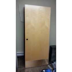 Birch Veneer Solid Core Door w Metal Kick Plate, 84 x 35.25 in. Birch Veneer Solid Core Door w Metal Kick Plate, 84 x 35.25 in.
